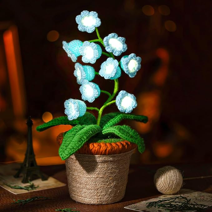 LED Crochet Flowers